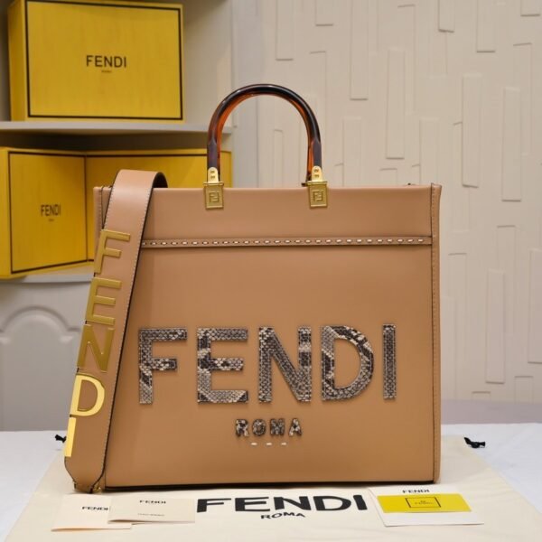 Fendi Sunshine Medium Logo Tote Bag