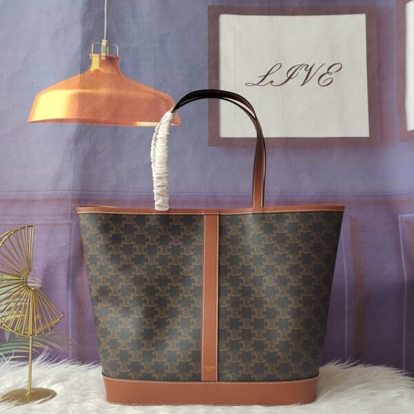 Celine Large Triomphe Monogram Tote Bag