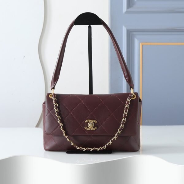 Chanel Quilted Leather Shoulder Bag