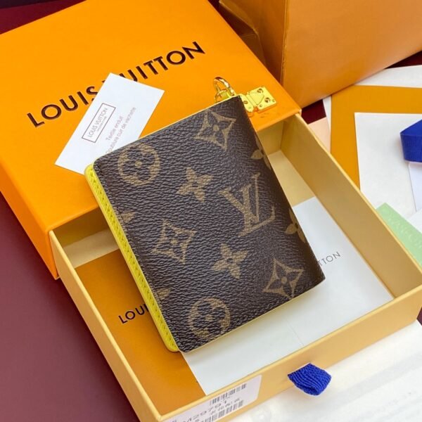Louis Vuitton LV Charms Monogram Coated Canvas Card Holder