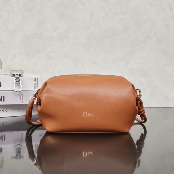 Dior Bow Lambskin Clutch