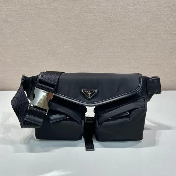 Prada Re-Nylon and Leather Belt Bag