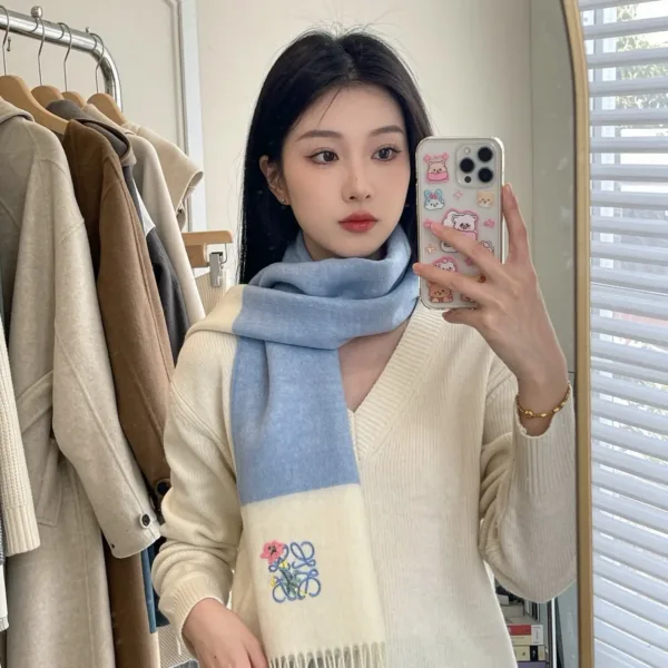 Loewe Floral Cashmere Shawl