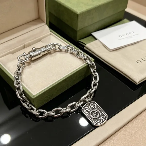 Gucci Chain Link Charm Bracelet
