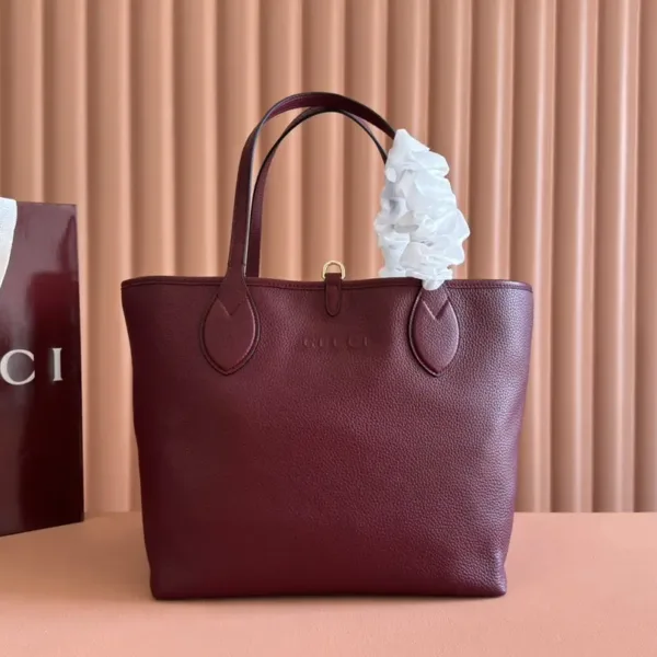 Gucci Totissima Grained Leather Tote Bag