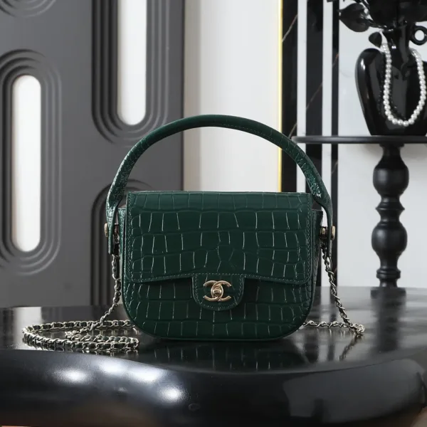 Chanel Embossed Calfskin Flap Bag