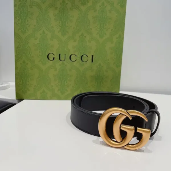 Gucci Double G Buckle Calfskin Belt