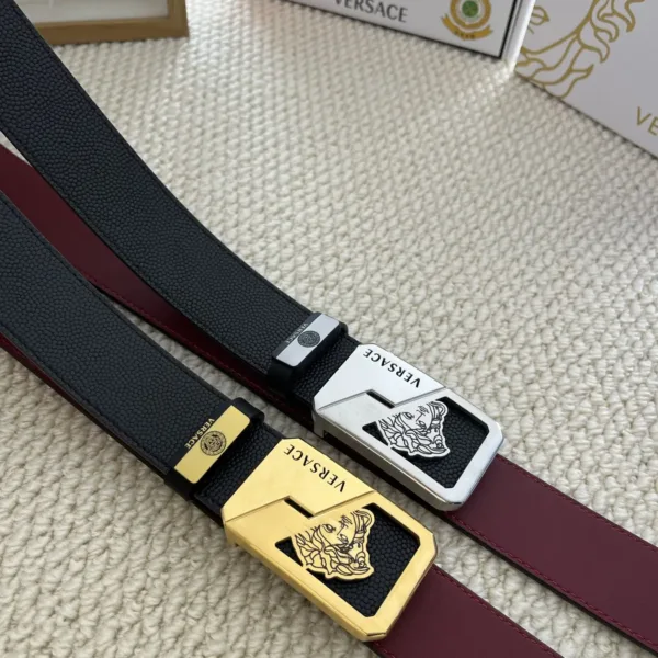Versace Medusa Buckle Reversible Belt