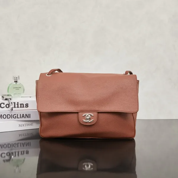 Chanel Grained Leather Shoulder Bag