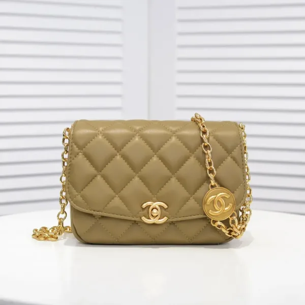 Chanel Quilted Lambskin Shoulder Bag
