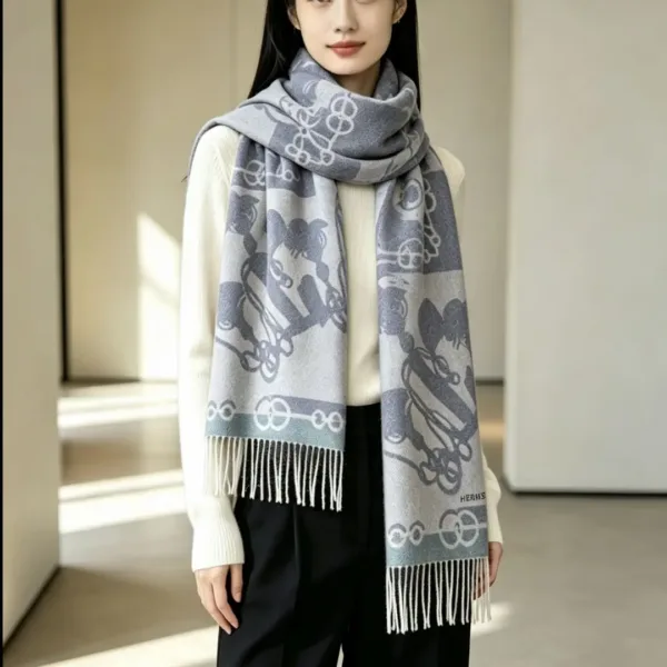 Hermes Graphic Shawl