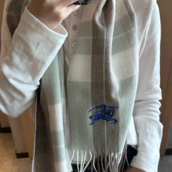Burberry Check Wool Scarf