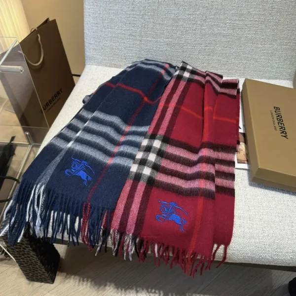 Burberry Check Wool Scarf