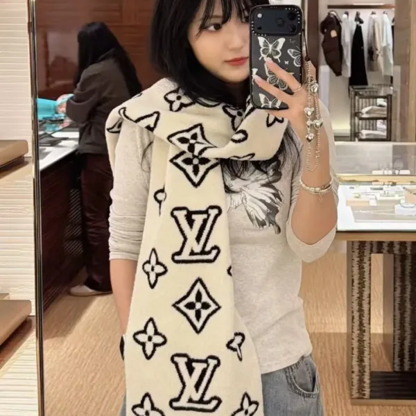 Louis Vuitton Monogram Wool Scarf