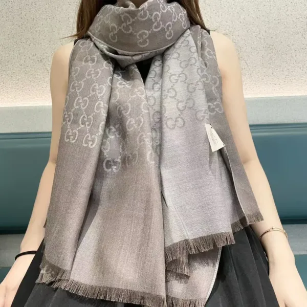 Gucci Monogram Cashmere Shawl