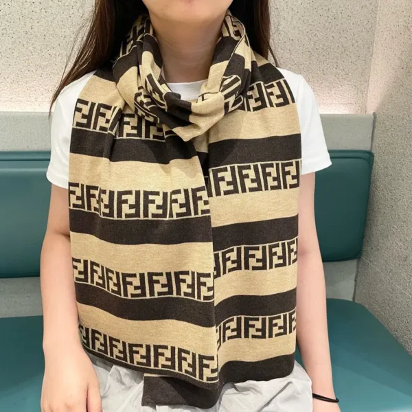 Fendi Monogram Cashmere Scarf