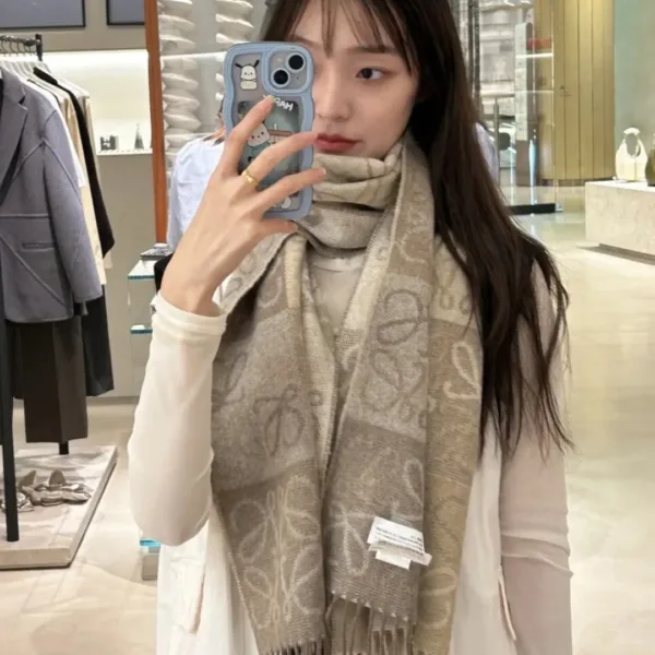 Loewe Monogram Cashmere Shawl