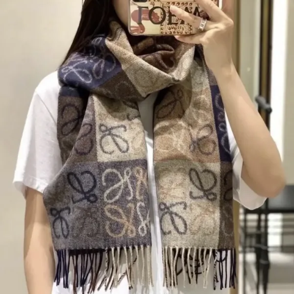 Loewe Monogram Cashmere Shawl