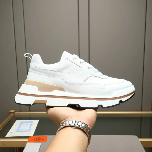 Hermes Leather Casual Sneakers