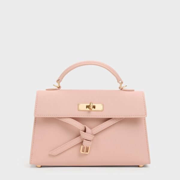 Woven Hour Top Handle Bag
